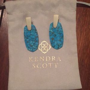 Kendra Scott Earrings in turquoise